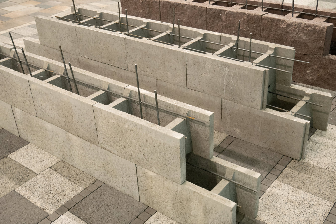 Foundation block wall installation